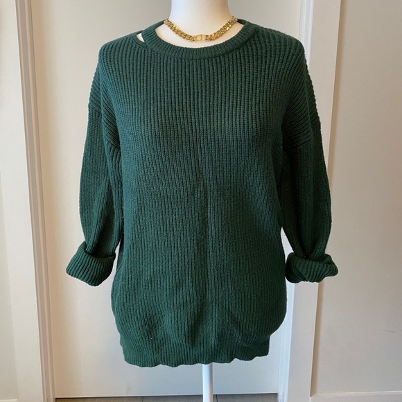 About Us Green Sweater Revolve Clothing - Picture 5 of 10